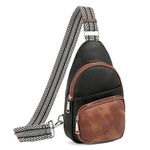 CLUCI Small Crossbody Bags Sling Bag for Women Vegan Leather Women Crossbody Purse with Guitar Strap