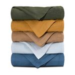 Muslin Cloths for Baby Muslin Squares Swaddle Blankets, Neutral Receiving Blanket Swaddling for Newborn Boys and Girls, 5 Pack Breathable and Skin-Friendly Swaddle Wrap for Infant Baby LMF5004