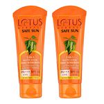 Lotus Herbals Safe Sun 3 In 1 Tinted Daily Sunscreen | Matte Look | SPF 40 | PA+++ | For All Skin Types | 100g (Pack Of 2,.200g)