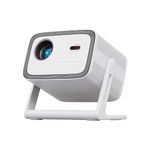 WANBO Vali 1, Native 1080P Fully Automatic, Smart Home Projector 4K Ultra HD, DRM L1, 900 ANSI | Voice Assistant | Chromecast | Android TV 11.0 | 12W Speaker | WiFi, BT | White