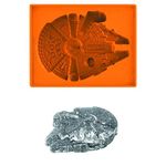 Kotobukiya Star Wars Millennium Falcon Deluxe (Dx) Silicone Ice Tray/Jello or Cake Mold