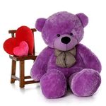 HUG 'n' FEEL SOFT TOYS 6 Feet Purple Giant Teddy Bear Soft, Plush,Cuddly Stuffed Animal For Kids, Birthdays, Anniversaries, Valentine's Day,Special Occasions Large Huggable