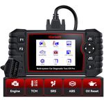 iCarsoft OBD2 Scanner CR Pro, Car Diagnostic Tool with Full System Diagnostic, 9 Service Functions, Battery Test, Oil Reset/EPB/BMS/ETC/SAS/DPF/ABS Bleeding/TPMS/INJ, Lifetime Update