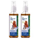 Natural Remedies Reliflam Spray, Itching, Rashes, Redness, Lick Safe & Non-Irritant, Reduces Hair Fall, Moisturizes Dry Skin for Dogs, Cats and Pups of All Breeds (Pack of 2-75 ml Each)