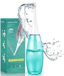 Peri Bottle Postpartum 400ml Portable Cleansing Tool - Green, Inverted Travel Toilet Seat for Postpartum Care, Vaginal Cleansing, Patient Hygiene Care