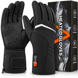 Heated Gloves for Men Women, Rechargeable Battery Electric Heated Gloves with Touchscreen, Winter Warm Gloves for Riding Cycling Skiing Hiking Hunting Motorcycling