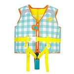 Gogokids Kids Swim Vest, Toddler Swim Vest with Adjustable Strap, Child Swimming Jackets for 2,3,4,5,6 Years Boys Girls Swimming Learning