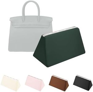 KINGS IN BAG Purse Pillow Inserts for Birkin 30 Bag, Soft Memory Foam Pillow Compatible with Hermes Birkin Bag, Lightweight Purse Inserts to Keep Shape (Vert Anglais, BK30)