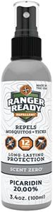 Ranger Ready Picaridin Insect Repellent Spray - Mosquito Repellent and Tick Spray, Scent Zero, Travel Size Bug Spray (3.4 oz, Pack of 1)