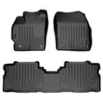 MAXLINER A0123/B0124 Floor Mats for Toyota Prius V, 2012-2016 Complete Set, Black