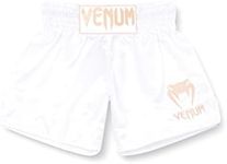 Venum, Classic Muay Thai Shorts, Men's, L, White/Gold