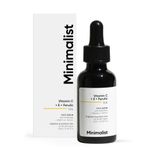 Minimalist 16% Vitamin C Face Serum – Brightening & Glow-Boosting Formula with Vitamin E, Ferulic Acid & Fullerenes, Antioxidant Boost for Radiant Skin (20 ml)