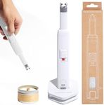The USB Lighter Company Electric Candle Lighter - Rechargeable, Flameless, & Windproof Torch Stick for Candles, Grill, Fireplace, & Stove - Long Electronic Camping Device with Tesla Coil Arc