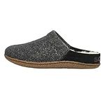 SOREL Women's Nakiska Scuff Slipper - Black, Natural - Size 7