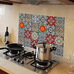 WallDesign PVC Vinyl Mosaic Wall Door Furniture Sticker (76 x 50 cm, Multicolour) Self-Adhesive