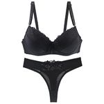 Bra Set For Women Black