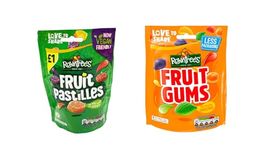 Rowntrees Fruit Pastilles & Fruit Gums Candy Combo Pack - 120g Each - Vegan-Friendly Tasty Treats in a Convenient Package!