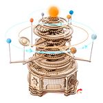 ROBOTIME 3D Puzzle Solar System ST001 Wooden Model Kits for Adults to Build Construction Building Kits Jigsaw Best Christmas or Birthday Gifts