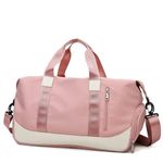 FURN ASPIRE cotton blend 22 Cms Gym Bag(Cross Body Gym Bag-V_Pink)