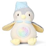 EAQ Baby Sleep Aid Soother with Nursery Decor Night Light Projector, New Baby Gifts with 12 Soothing Sounds,White Noise Machine,Newborn Boy Girl Gifts Age 1 2 3,Baby Essentials for Newborn (Penguin)