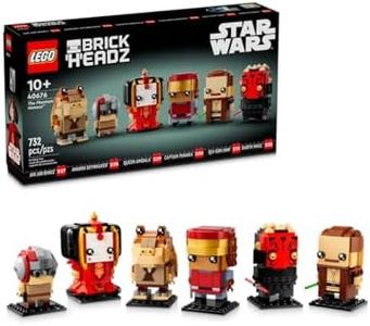 LEGO Star Wars 40676: The Phantom Menace BrickHeadz Anniversary Edition - 6 Collectible Characters with Authentic Accessories