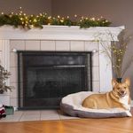 Fireplace Blacker Mesh Net, 30"x40" Fireplace Screen Cover Safe Barrier for Keep Toddler and Pets Away from The Fireplace - Black.