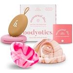 Reusable Menstrual Disc, Wear Up to 12-Hours, Sustainable Period Disc Alternative to Menstrual Cups, Tampons and Pads for Light or Heavy Flows, Leak Proof - Small & Large Sizes (Beige and Light Pink)