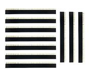 AVS COMPONENTS 10 Pcs Set 2.54 mm 40 Pin Female Header Connector Berg Strip for Arduino