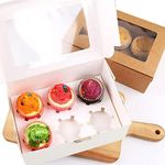 iDopick 30 Pack Cupcake Boxes, 6-Ca