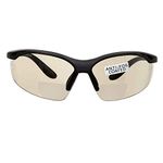 voltX 'CONSTRUCTOR' BIFOCAL Reading Safety Glasses (MIRROR +1.5 Dioptre INDOOR/OUTDOOR LENS) UKCA & CE EN166F certified/Cycling Sports Glasses includes safety cord + UV400 anti fog coated lens