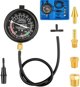 HAOBOOT Fuel Pump Vacuum Tester Gauge Kit Carburetor Diagnostics
