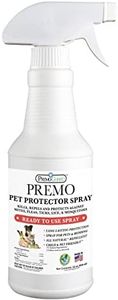 Pet Protector by Premo Guard 16 oz – Mite, Flea, Tick, & Mosquito Spray for Dogs, Cats, & Other Pets – Natural Plant Based Protection for Control, Prevention, & Treatment