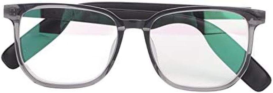 Tangxi Lunettes Intelligentes, Lunettes Intelligentes Audio Bluetooth étanches pour Hommes et Femmes, Lunettes à Haut-parleur à Oreille Ouverte à Lumière Bleue, avec Capteur Corporel,