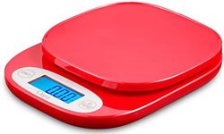 Ozeri Garden and Kitchen Kitchen Scale, Red, ZK24-R