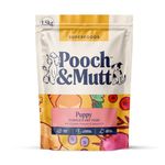 Pooch & Mutt - Puppy Superfood Complete Dry Dog Food Grain Free (Regular Sized Kibble), Chicken, 1.5kg (packaging may vary)
