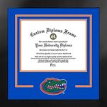 Campus Images NCAA Florida Gators Unisex Spirit Diploma Manhattan Black Frame with Bonus Lithograph, Black, One Size (FL994MBSD-16115)