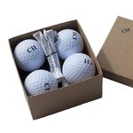 Golf Gift Set, Personalised Golf balls and Tees in matching gift box