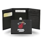 Rico Industries NBA Miami Heat Embroidered Leather Trifold Wallet