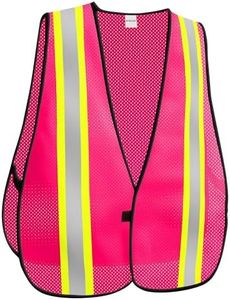 KAYGO Kids High Visibility Vest,Toddler Reflective Safety Vest in Yellow, Orange, Blue or Pink,Ideal for Ages 3-9