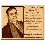 Incredible Gifts India Wood Retirement For Teacher (Brown, 10X8 Inches)(Tabletop)