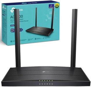 TP-Link Archer VR400 AC1200 Wireless Modem Router, VDSL ADSL Wifi Router, Mesh Wifi Booster, Dual Band Internet Booster, Full Gigabit Ethernet Ports Mesh Routers, Plug and Play, Gaming Xbox PS4 Steam