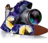 Van Gogh "Starry Night" Camera Strap Universal DSLR Camera Strap, Neck & Shoulder Camera Belt for Digital DSLR Camera - Artistic & Cool Design - Best Gift for Photographers