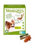 Whimzees Variety Value Box Small (56 Pack) - All-Natural Daily Dental Dog Chews, Vegetarian & Grain-Free, Promotes Oral Health and Fresh Breath