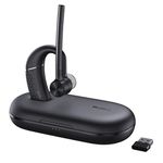 Yealink BH71 Pro Teams Wireless Bluetooth Mono Headset (1208652) - Deskphone, PC/Mac, Works with Zoom, RingCentral, 8x8, Vonage, with Global Teck Gold Support Plan Included