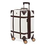 SwissGear 7739 Hardside Luggage Trunk with Spinner Wheels, White, Carry-On 19-Inch, 7739 Hardside Luggage Trunk with Spinner Wheels