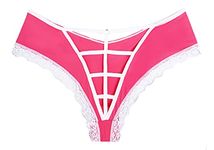 Sofishie Twilight Strappy Back Panties, White Pink, Small