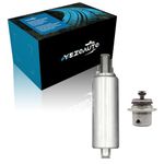 Yezoauto GSL414 External High Pressure Electric Fuel Pump with Fuel Pressure Regulator for Cannondale ATV Inline EFI Fuel Pump 440cc Blaze 1984-2020 and Polaris Victory V92C V92SC 1999-2001