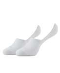 Jockey 7099 Men's Compact Cotton Stretch No Show Socks With Stay Fresh Treatment (Pack of 2)_White_FREE SIZE