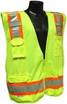 Radians SV46GM Class 2 Breakaway Survey Safety Vests, Two Tone Green, Medium