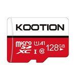 KOOTION 128GB Micro SD Card Class 10 Micro SDXC Card 128GB UHS-1 Memory Card Ultra High Speed TF Card, C10, U1, 128 GB